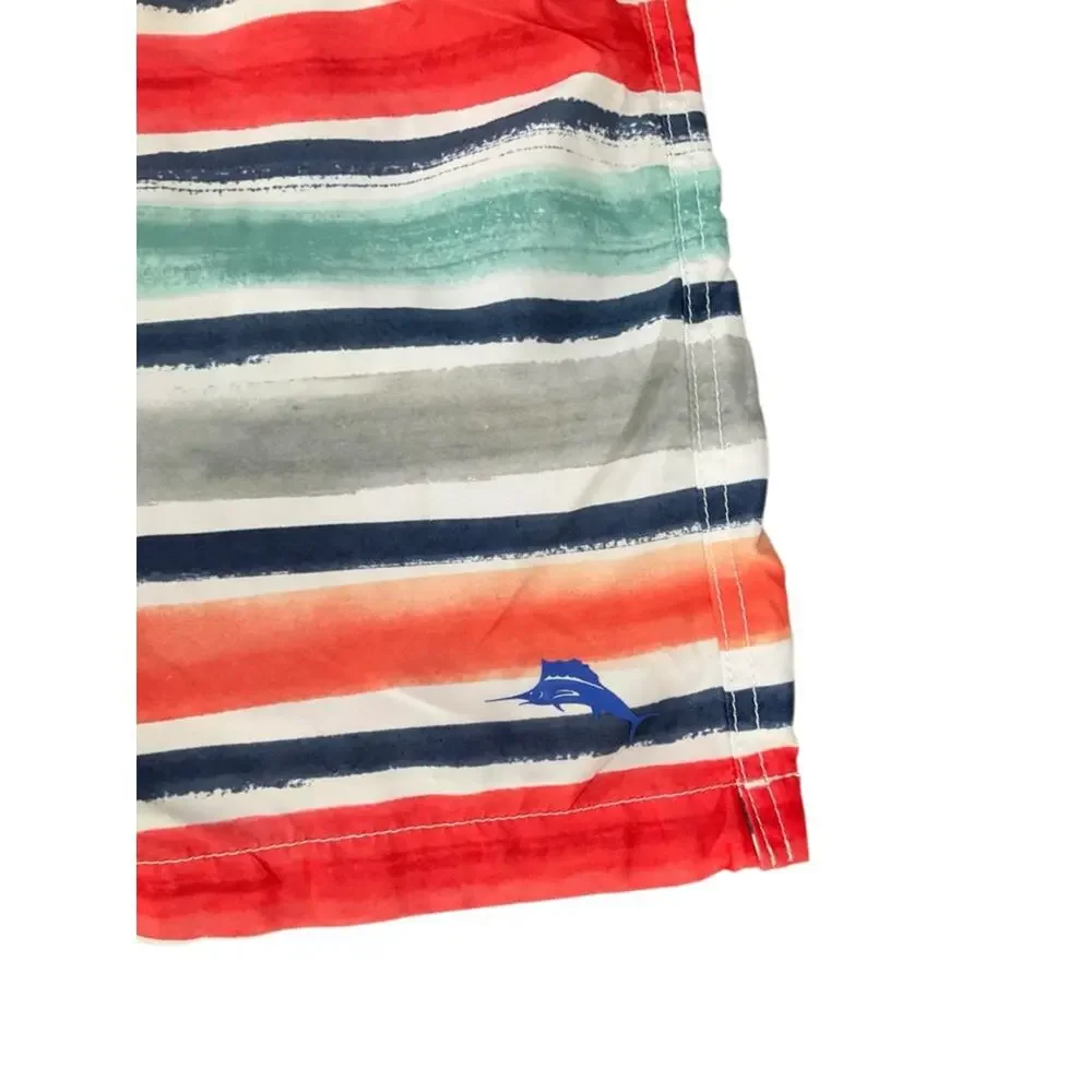 Tommy Bahama Men's Swim Trunks Shorts Striped Size XL NEW